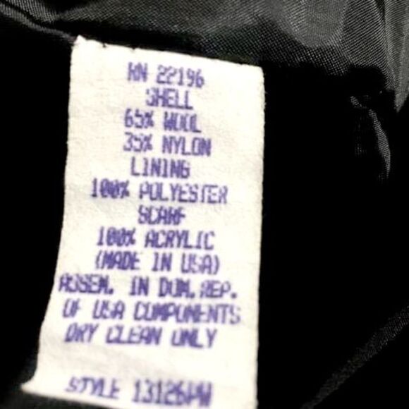 Herman Kay VTG Wool Gray Coat/Jacket Size 10P - Picture 12 of 12